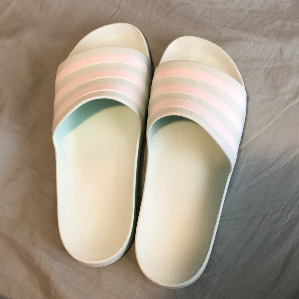 Aqua adidas slides
